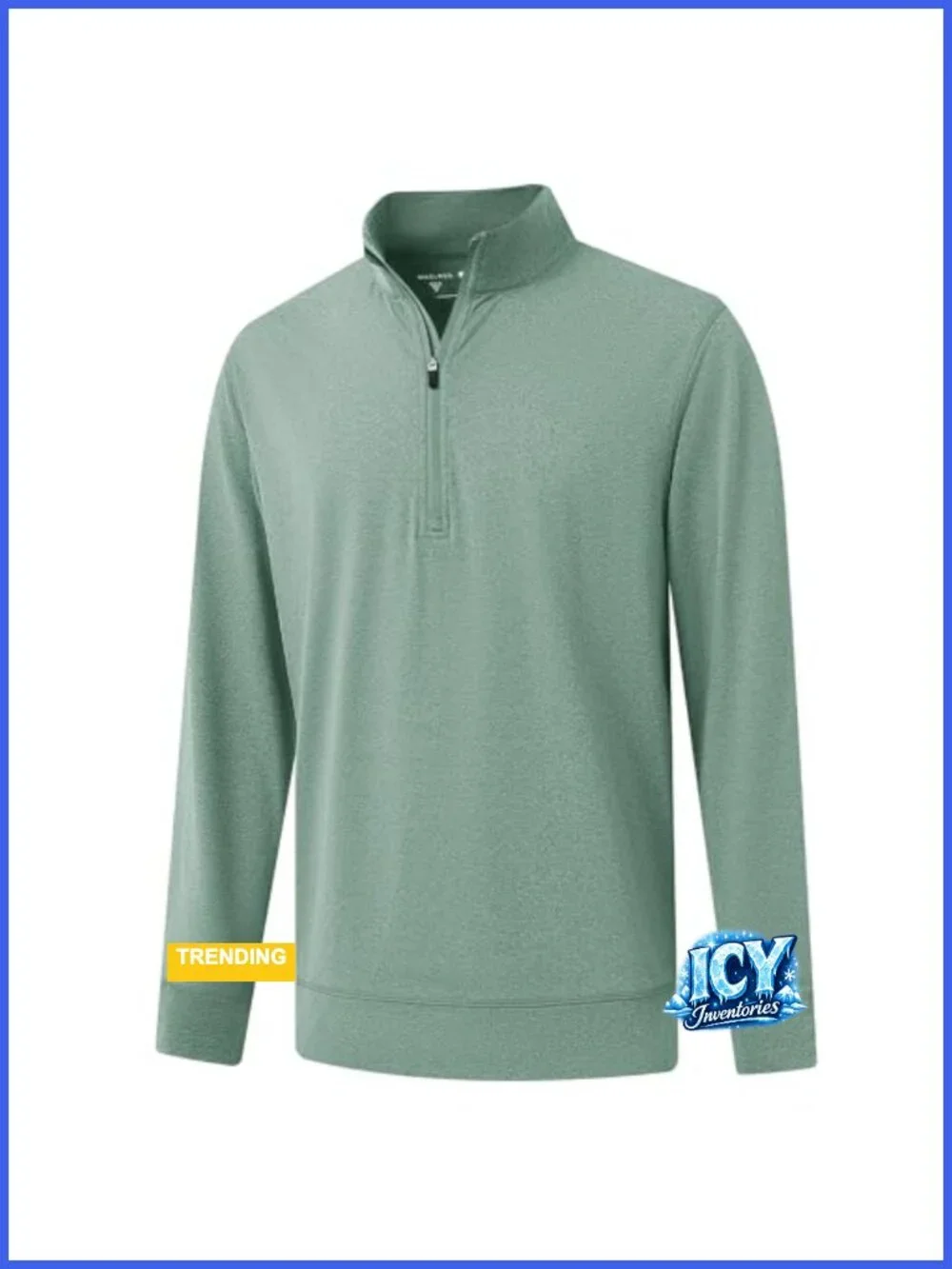 Quarter Zip Pullover Moisture Wicking Performance Midlayer Golf Sweatshirt